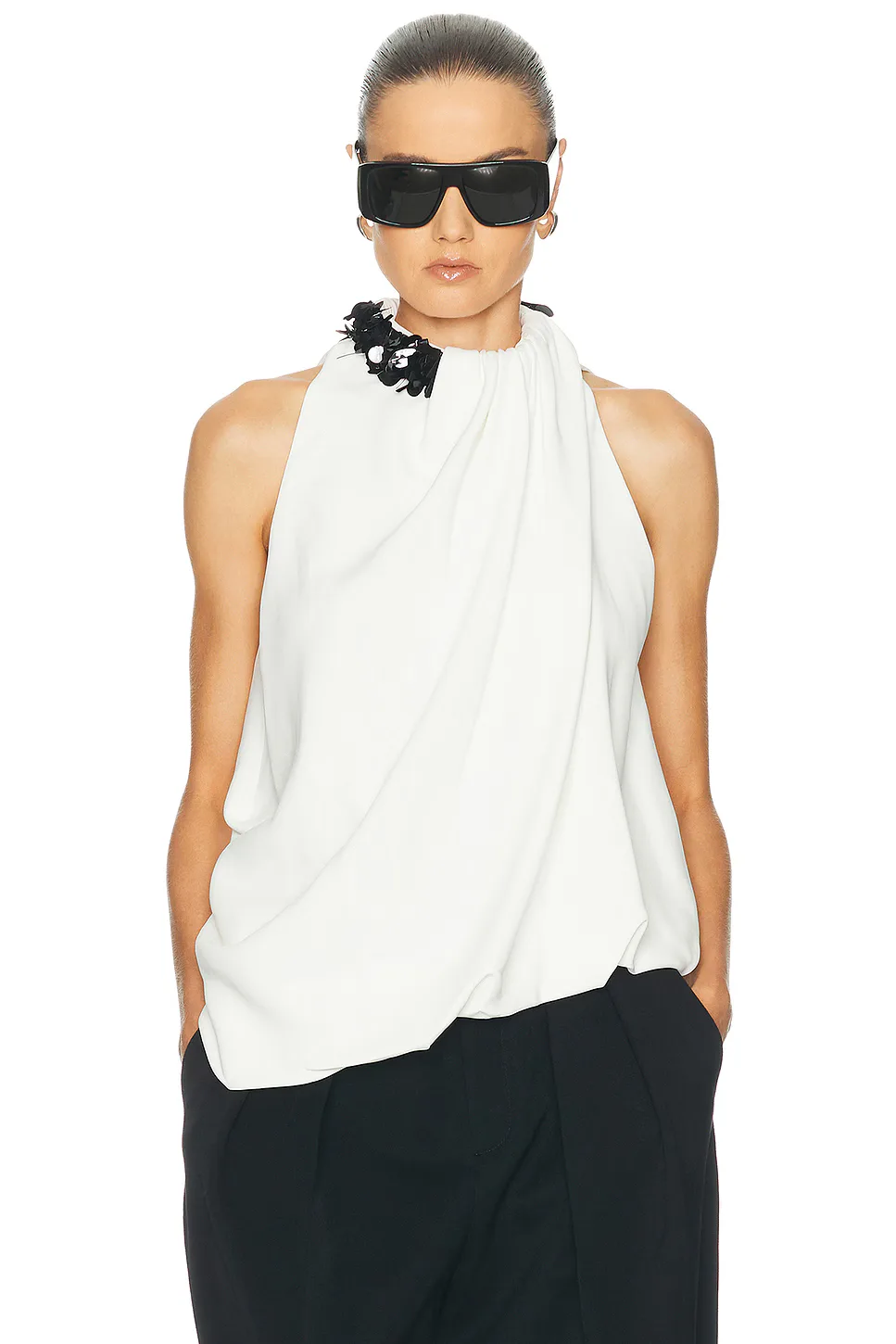 Haze Embroidered Top by Brandon Maxwell