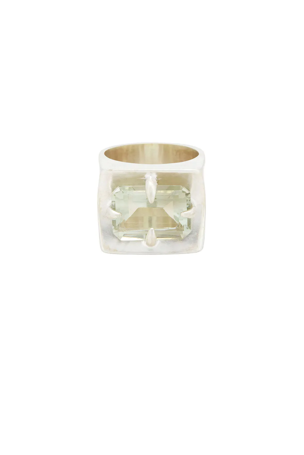 Ring in Metallic Silver by Chan Luu