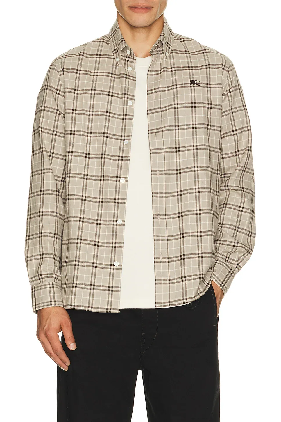 Robert Button Down Flannel Shirt by Burberry