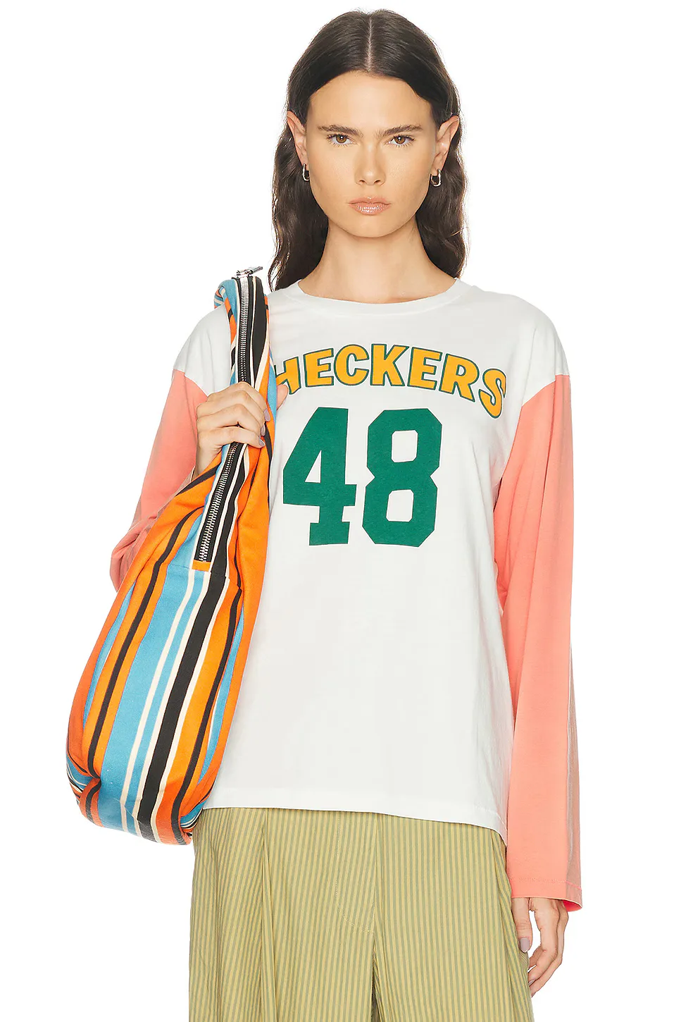 Checkers Baseball Tee by Bode