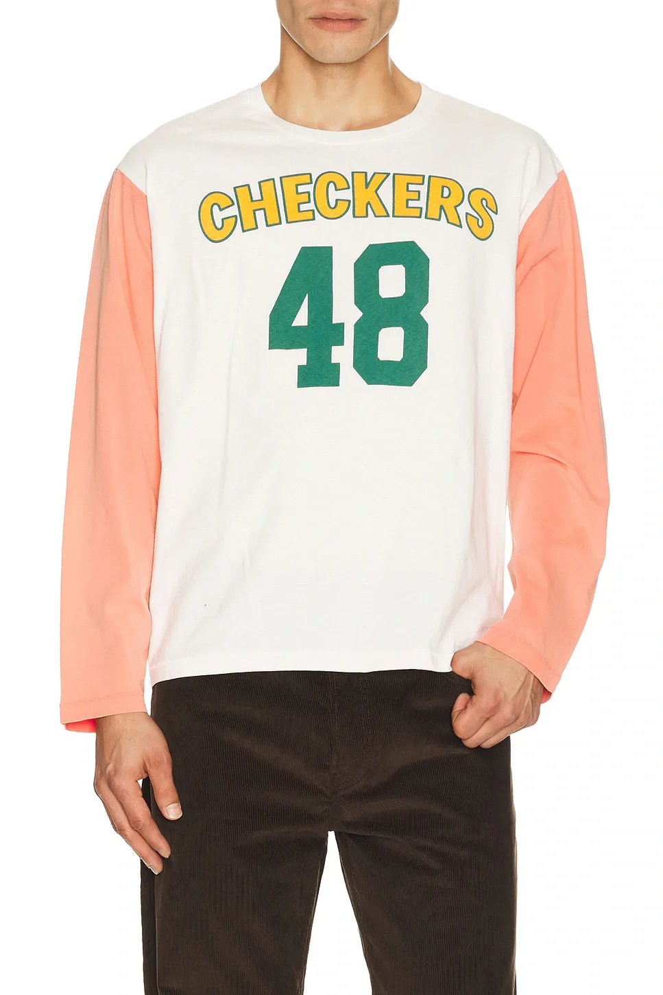 Checkers Baseball Tee by Bode