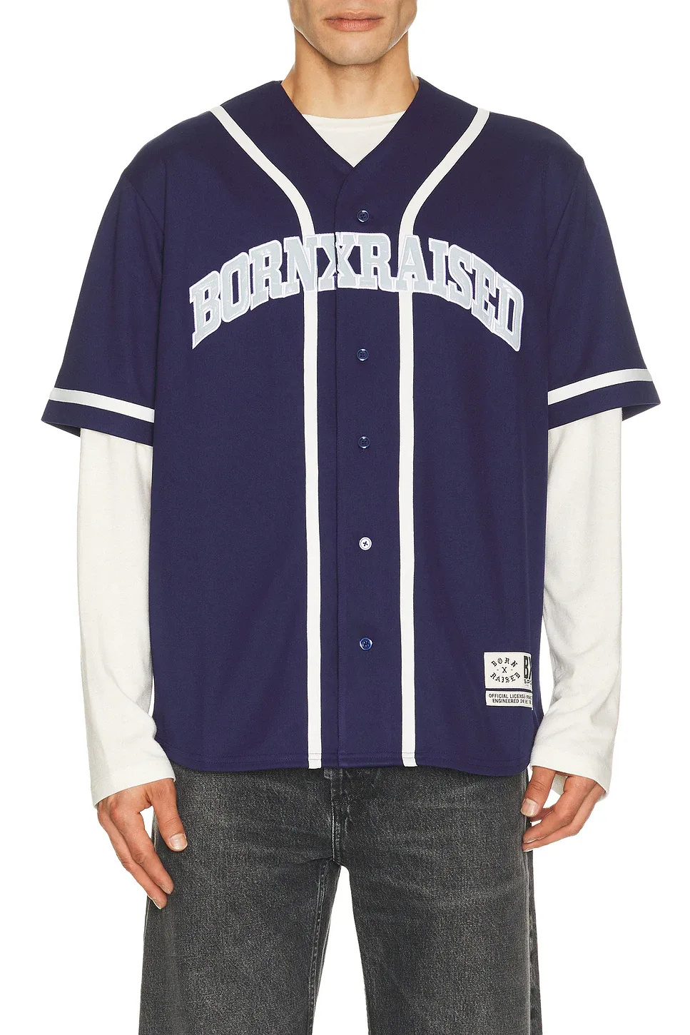 Born x Raised Bxr Sport Arch Baseball Jersey by Born