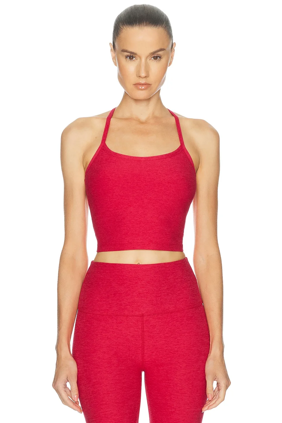 Spacedye Slim Racerback Cropped Tank Top by Beyond Yoga