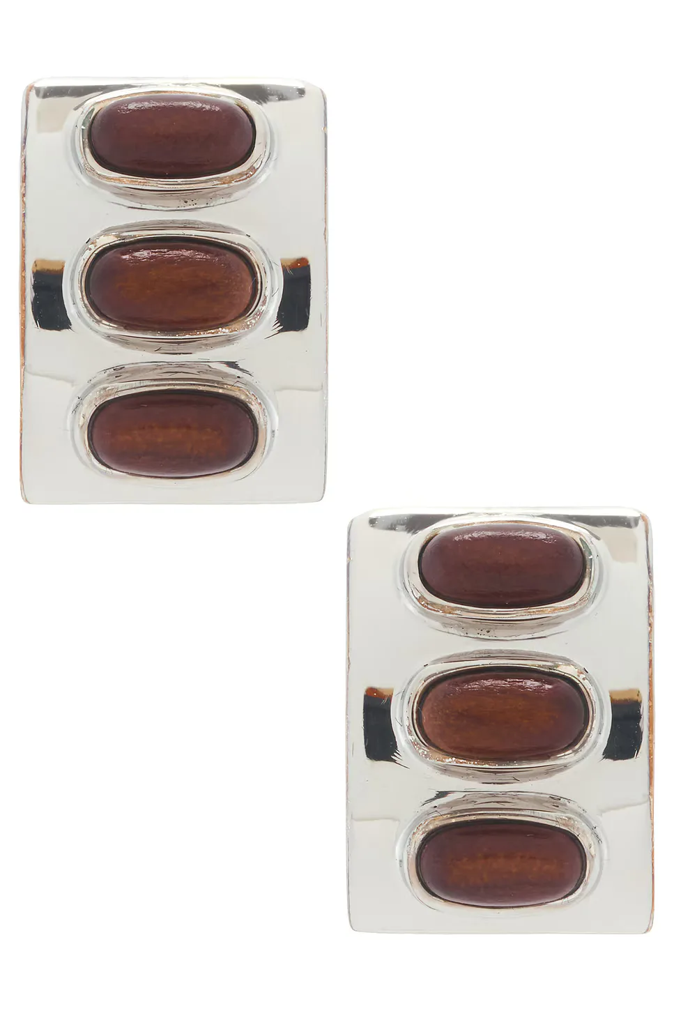 Trove Rounded Earrings by Brandon Maxwell