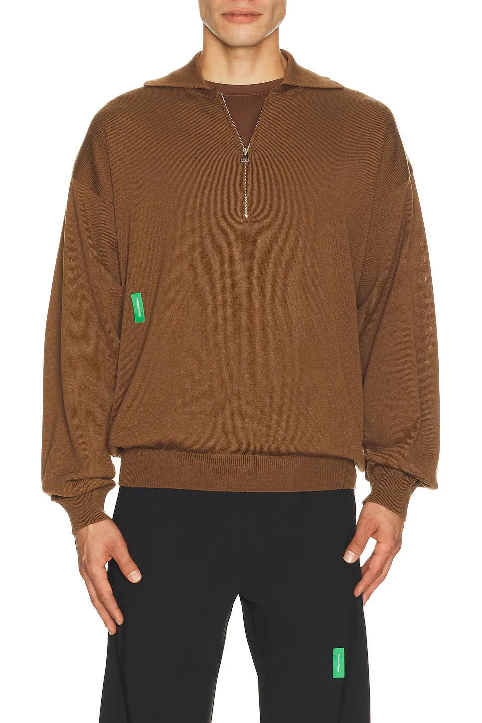 Merino Wool Quarter Zip Sweater by District Vision