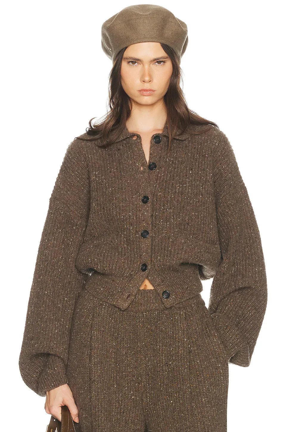 Dosela Fleck Cardigan by Helsa