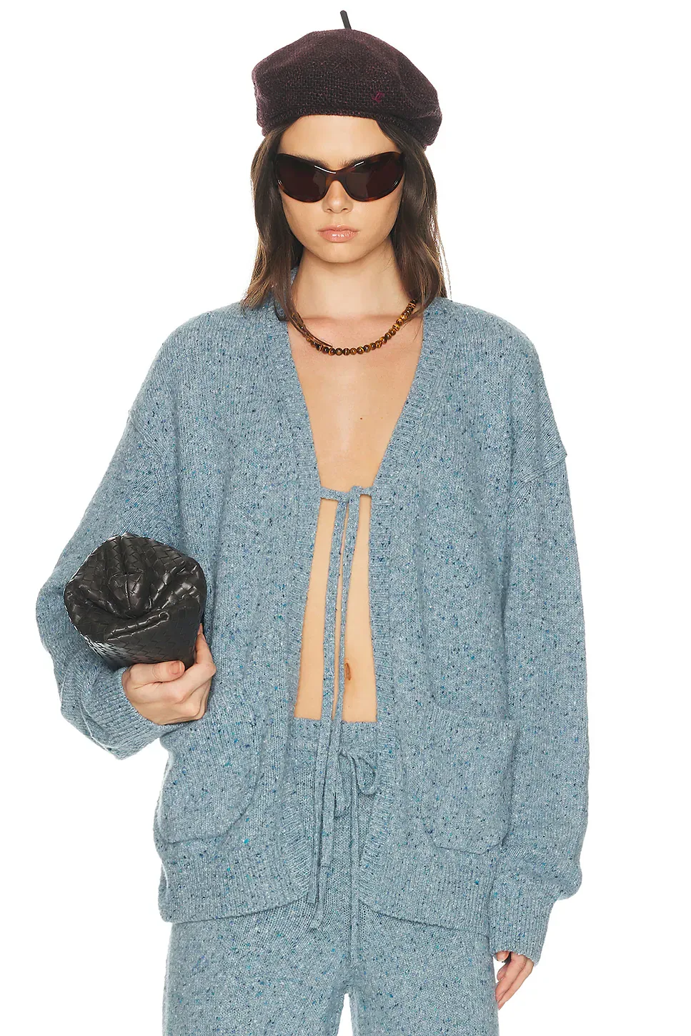 Paxton Fleck Cardigan by Helsa