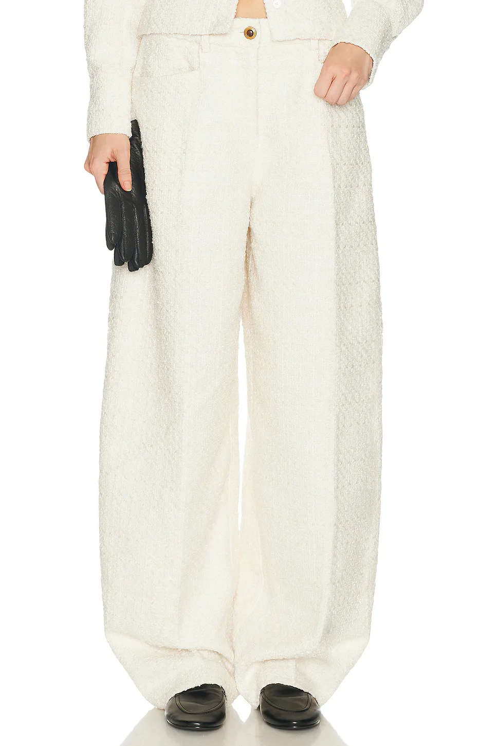 Tweed Barrel Pant by Helsa