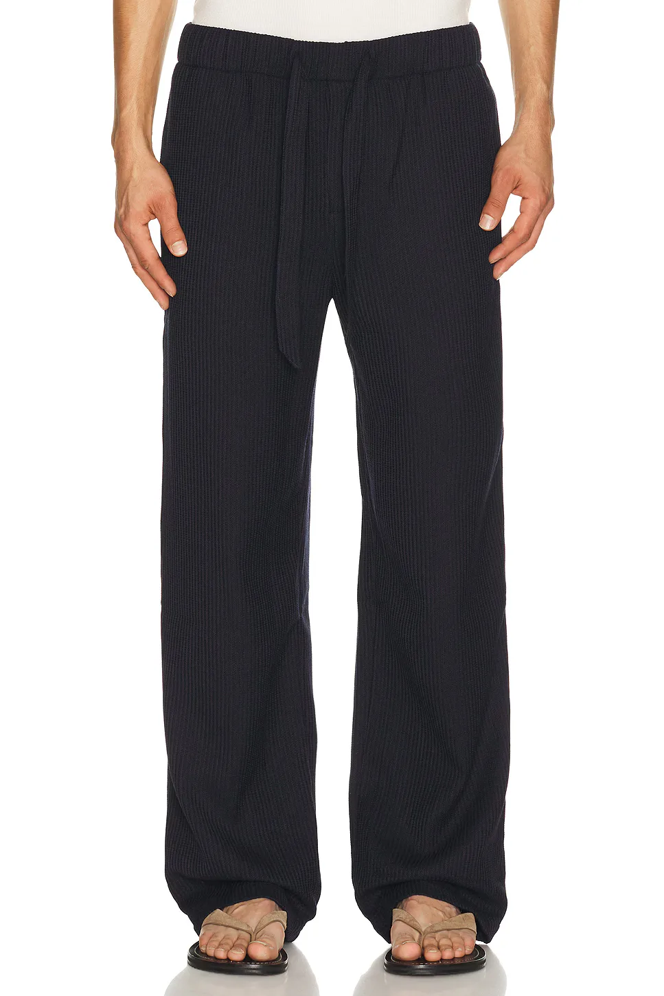 Luan Wood Knitted Relaxed Trouser by Frescobol Carioca