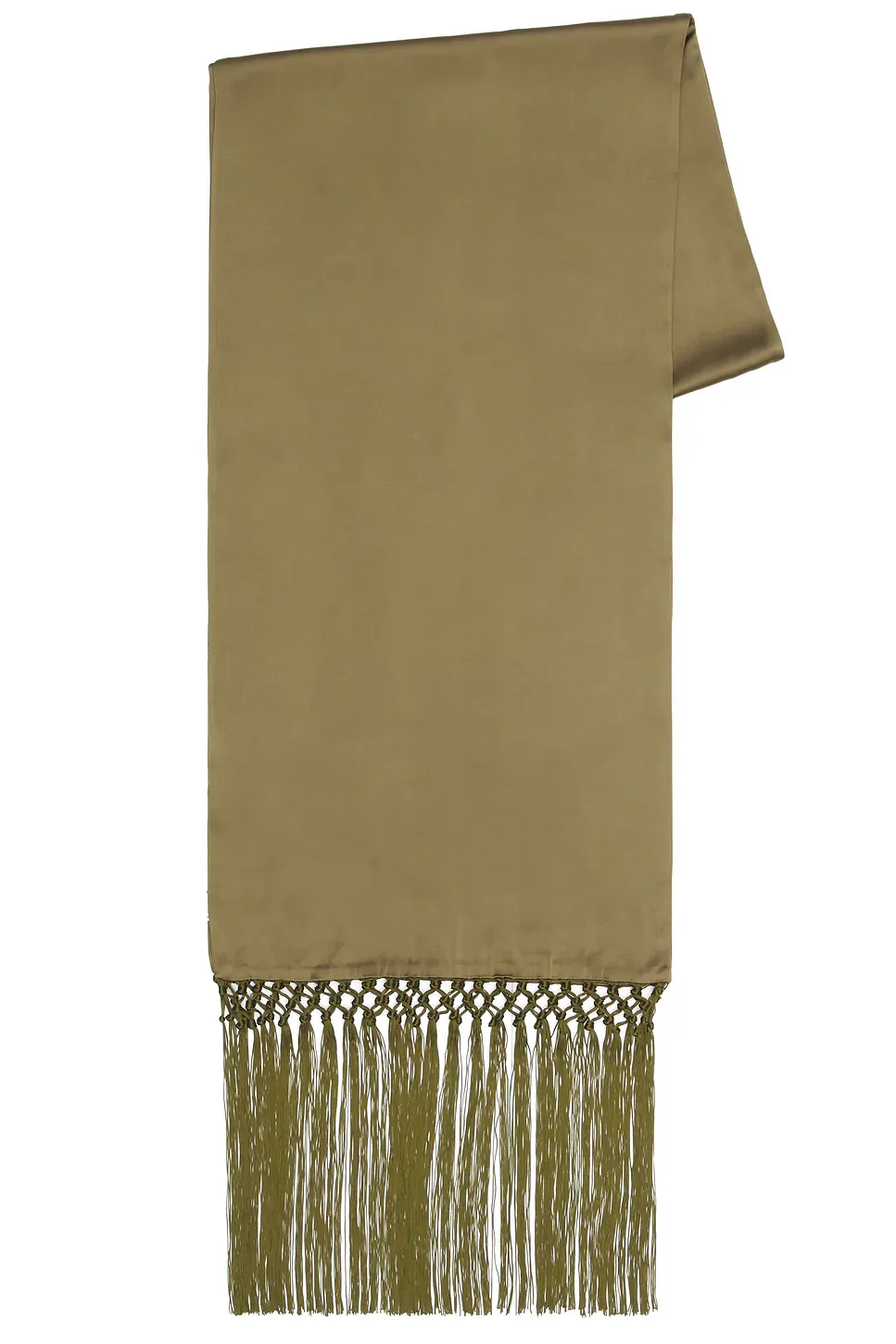 Satin Scarf Tie with Tassels