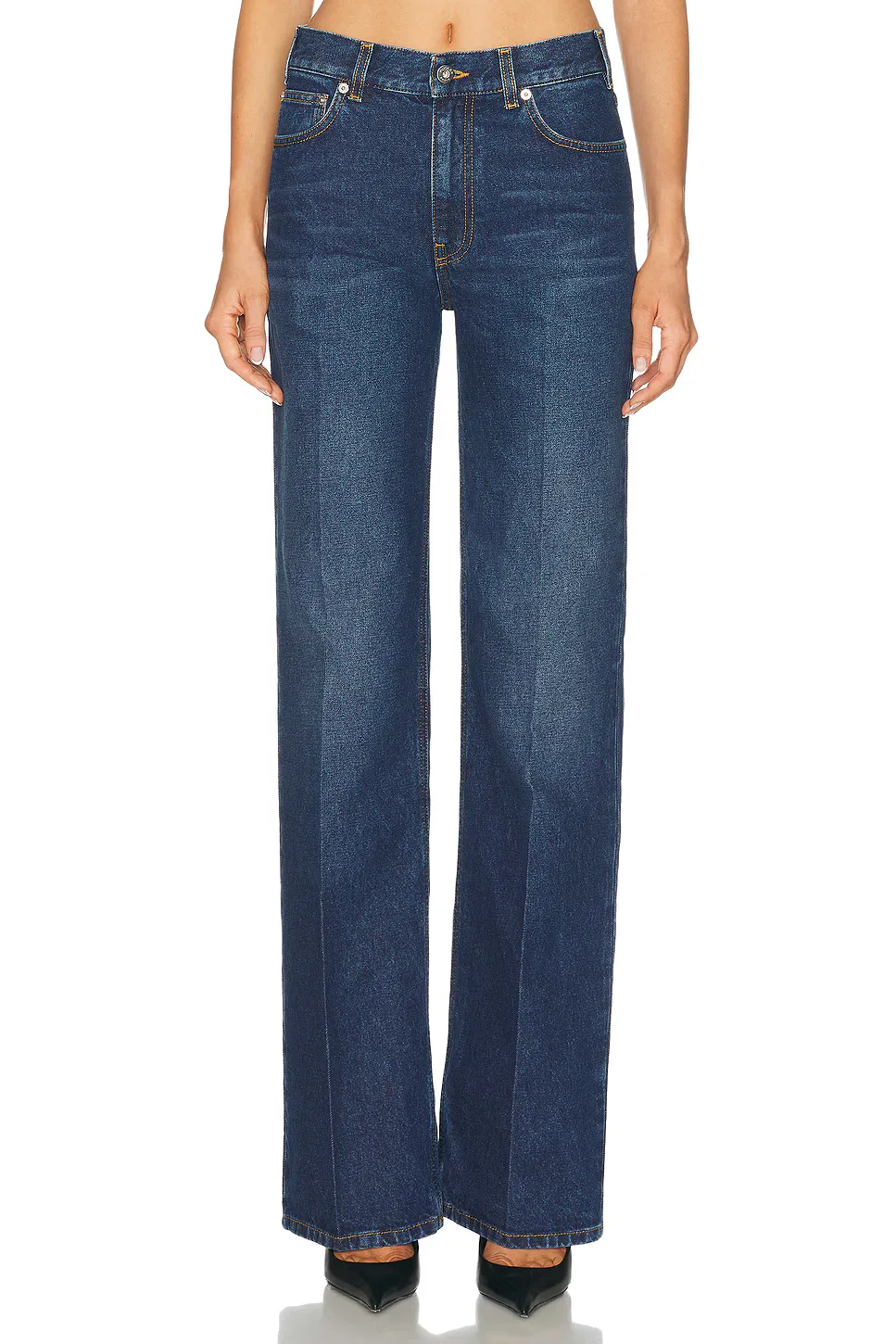 Low Waist Straight Leg by Mugler
