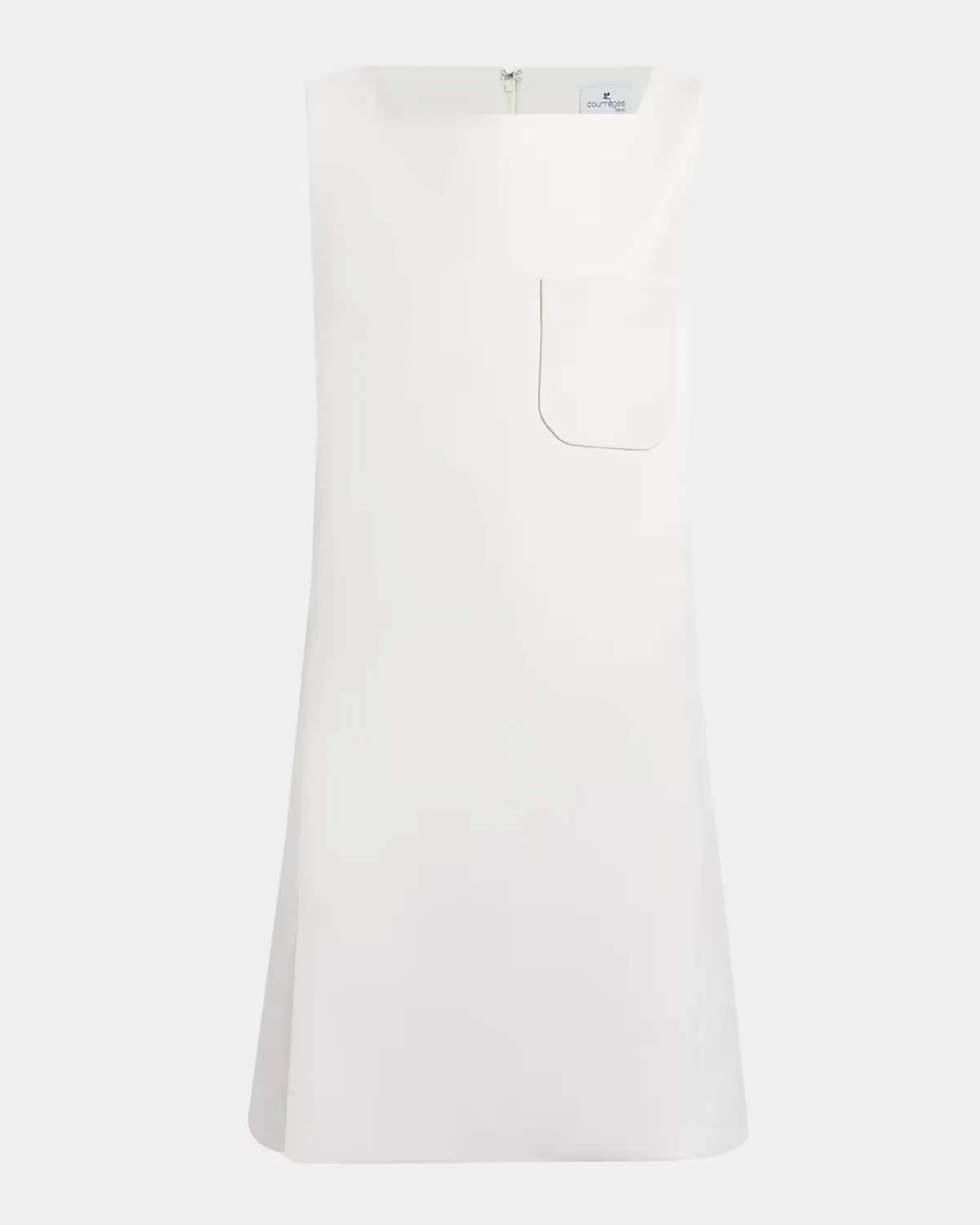 Square-Neck Sleeveless Cut-Out Mini Dress