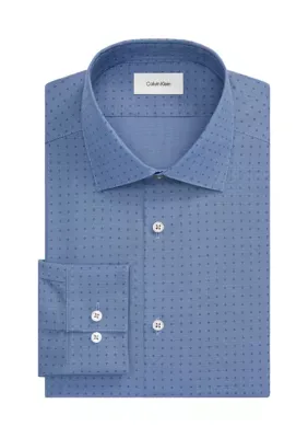 Performance Wrinkle Free Stretch Slim Fit Dress Shirt by Calvin Klein