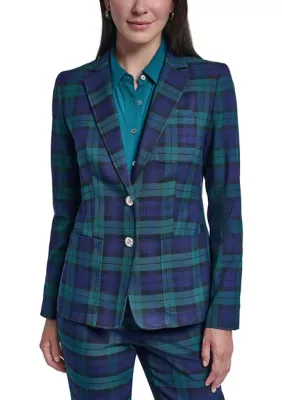 2 Button Patch Pocket Blackwatch Blazer by Tommy Hilfiger