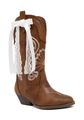 Tammy Bow Boots by Sugar