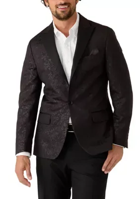 Shimmer Floral Blazer by Tallia
