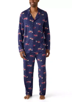Heritage Santa Claus Pajama Set by Pajamarama