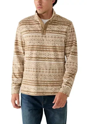 Polar Fleece 1/4 Snap Pullover by Ocean  Coast