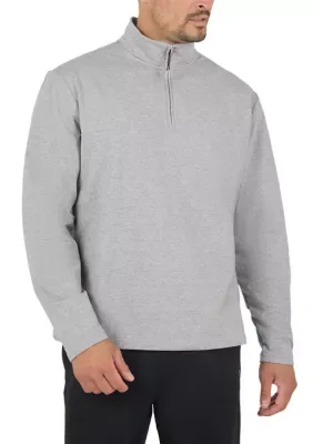 Cationic Midweight Cooltek Jersey Quarter Zip Pullover by 90 Degree by Reflex
