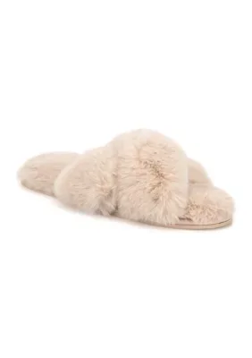 High Plush Cross Slides by Jessica Simpson