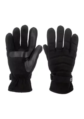 Quilted SmartDri Microsuede Gloves by Totes