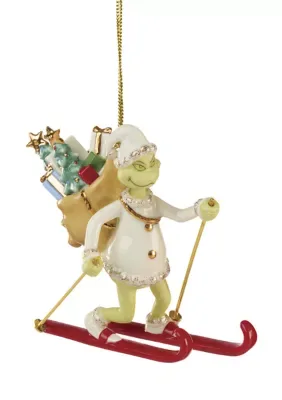 Grinch on Skis Ornament by Lenox