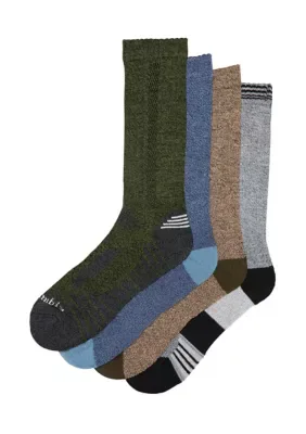 Moisture Control Tech Crew Socks - Pack of 4 by Columbia