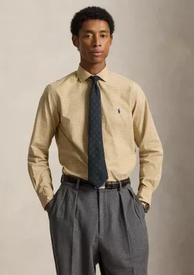 Classic Fit Plaid Poplin Shirt by Polo Ralph Lauren