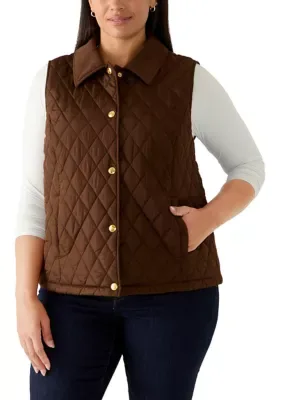 Quilted Vest by Crown & Ivy