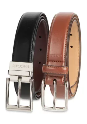 Two Belts in a Box by Haggar