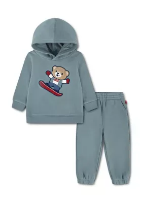 Bear Icon Hoodie and Pants Set by Levi's