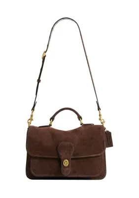 Suede Metropolitan Bag 31 by Coach