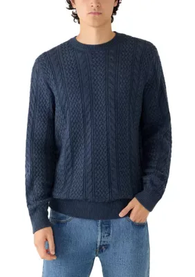Fisherman Crew Neck Sweater by Crown & Ivy