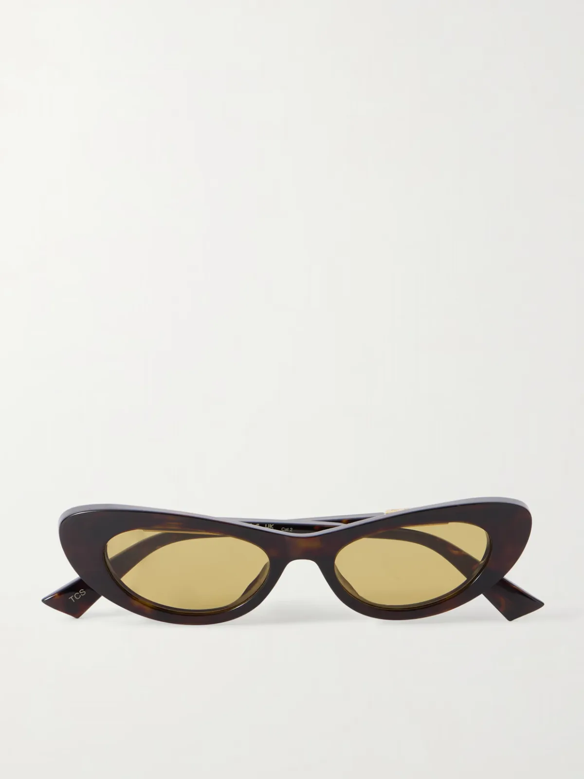 - Ribbon Cat-eye Tortoiseshell Acetate Sunglasses -