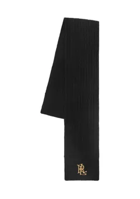 Lauren Ralph Lauren Core Cable Logo Scarf by Ralph Lauren