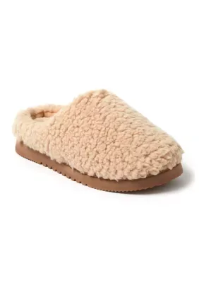 Boxed Fiona Teddy Clogs by Dearfoams