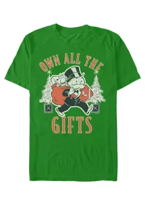 Monopoly Money and Presents Graphic T-Shirt by Monopoly
