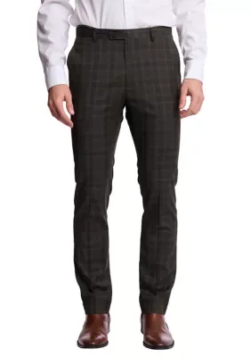 Dark Army Check Pants by Paisley & Gray
