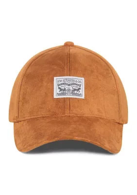 Microsuede Baseball Hat with Logo by Levi's