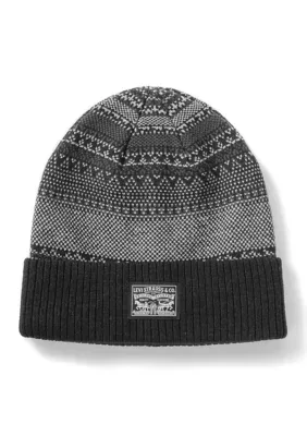 Fair Isle Beanie with Logo by Levi's