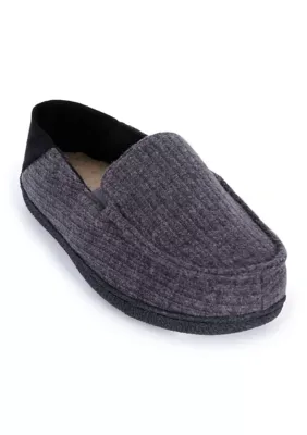 Sweater Knit Moccasin Slippers with Open/Closed Back by Totes