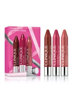 Chubby Stick Moisturizing Lip Trio Holiday Gift Set by Clinique