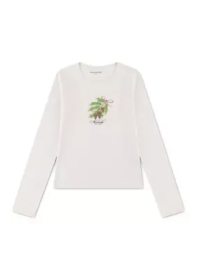 Pinecones Long Sleeve Graphic Baby Tee by Abercrombie Kids