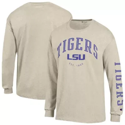 NCAA LSU Tigers Neutral Arch Long-Sleeve T-Shirt by Champion