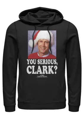 National Lampoons Christmas Vacation Serious Clark Graphic Fleece Hoodie by National Lampoons Christmas Vacation