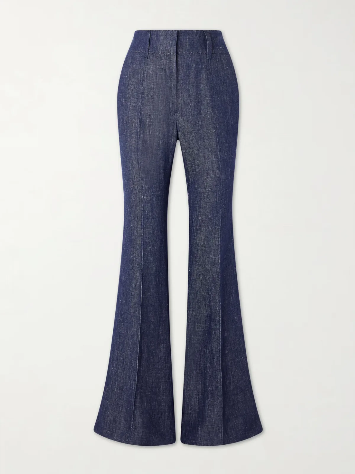 - Rhein Linen-chambray Flared Pants -