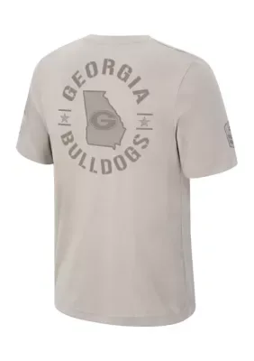 NCAA Georgia Bulldogs Short Sleeve Fort Bliss Graphic T-Shirt by Colosseum
