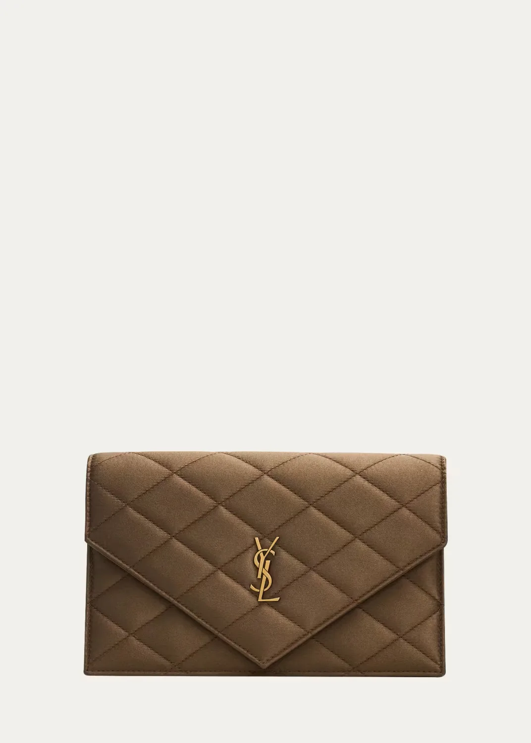 YSL Small Quilted Wallet on Chain by Saint Laurent