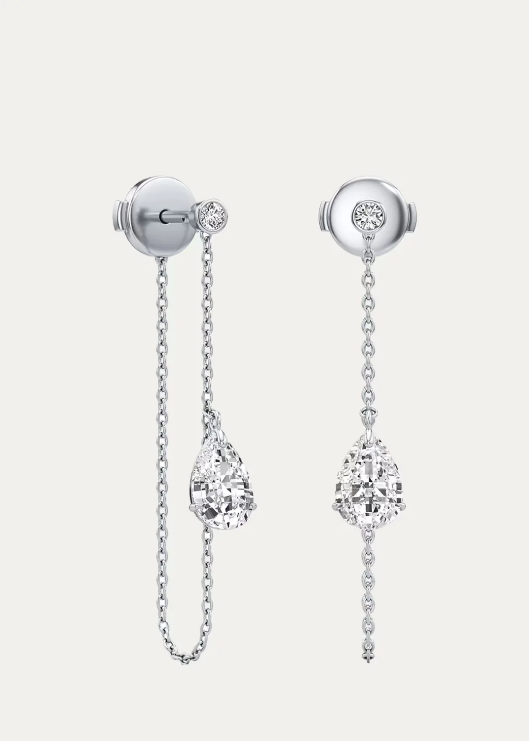 Tear Lab-Grown Diamond Pure Drop Earrings by Unsaid
