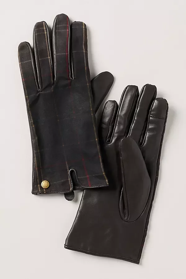 Scarlet Tartan Gloves by Barbour